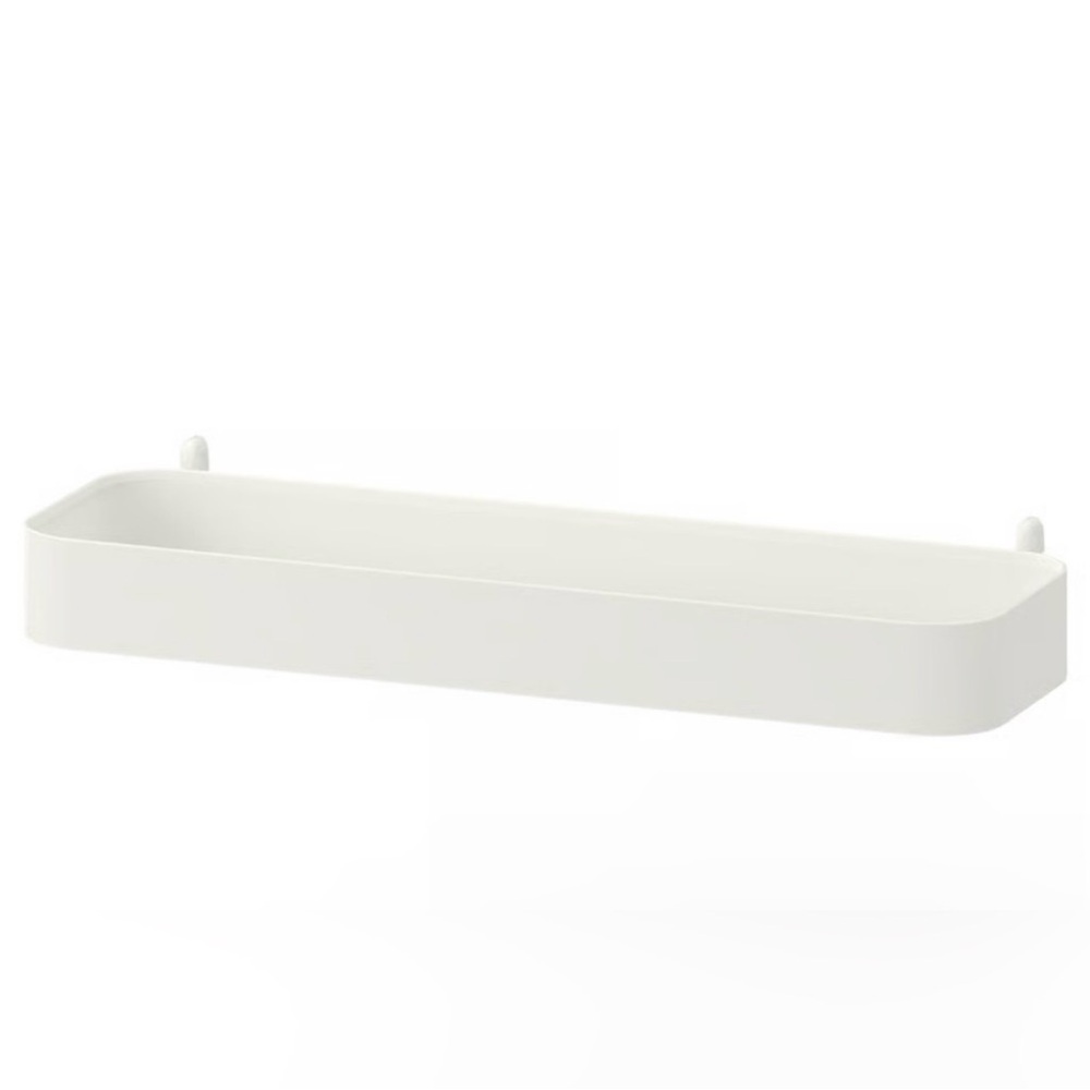 NEW IKEA Skadis White Containers (3) 203.207.98 & White Tray 003.207.99 Pegboard - Picture 7 of 9